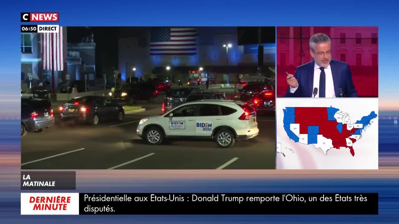 Après la prise de parole de Joe Biden, Donald Trump l'accuse de "voler" l'élection américaine