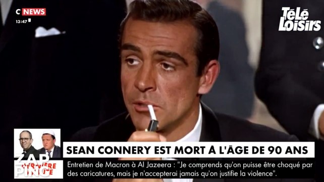 Décès de l'acteur Sean Connery