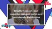 Brigitte Macron : d'où vient son magnifique masque à la valeur inestimable qu'elle portait lors des Journées du Patrimoine ?