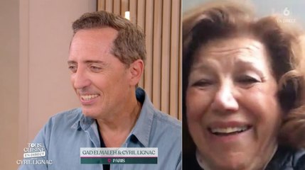 Gad Elmaleh "bizuté" dans Tous en cuisine avec Cyril Lignac , sa mère lui fait une surprise... et lui délivre un conseil qui le choque !