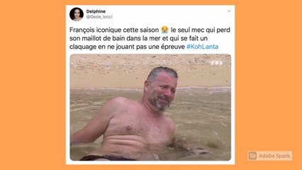 Koh-Lanta : blessure improbable, abandon, slip de bain… François fait le buzz sur Twitter