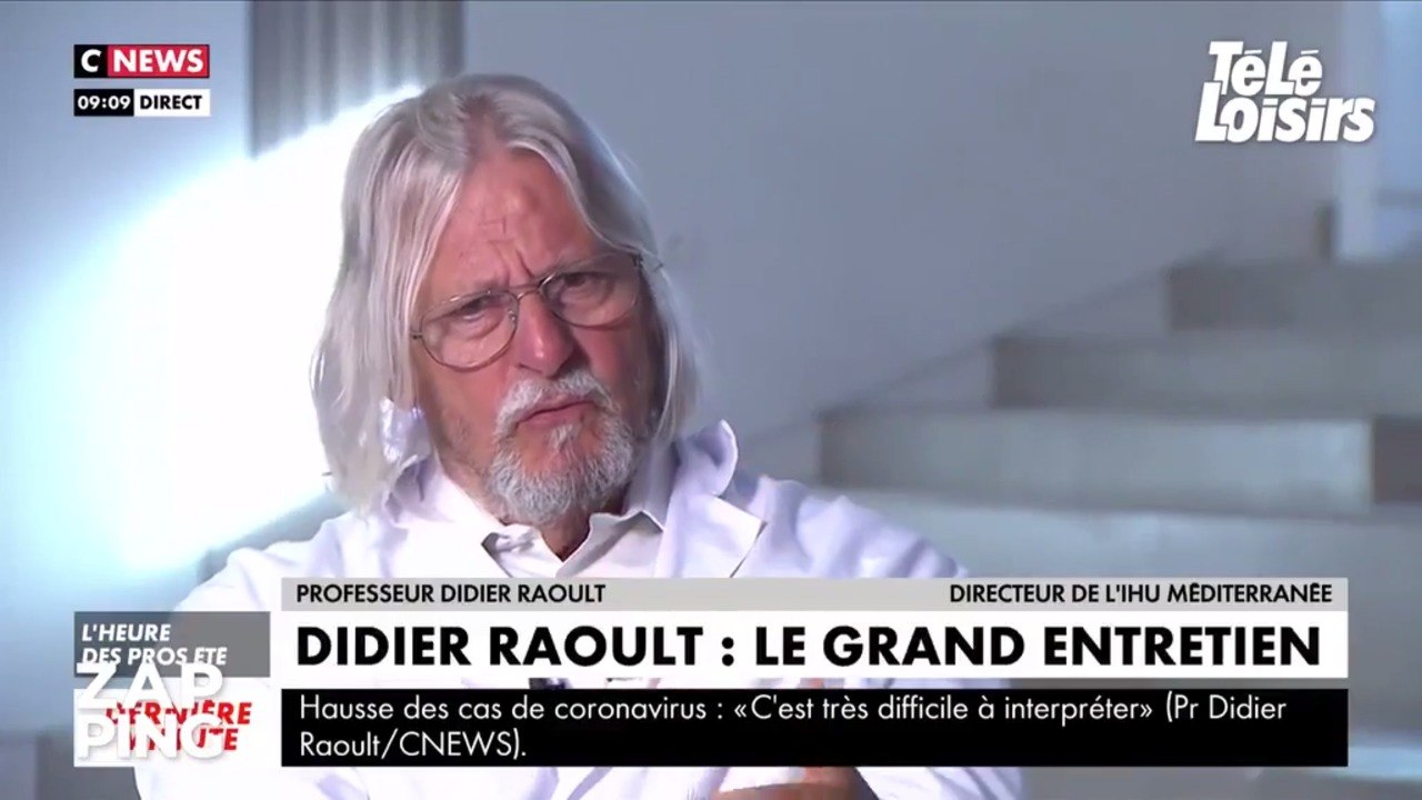 Didier Raoult redoute les effets négatifs de l'obligation du port du masque