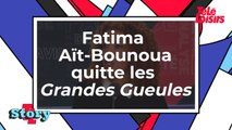 Fatima Aït-Bounoua quitte les Grandes Gueules