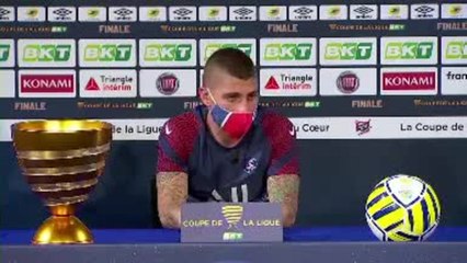 FOOTBALL: Coupe de la Ligue: Finale - Verratti : "Tout le monde sera à 100%, sans peur de se blesser"