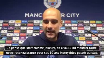 38e j. - Guardiola : "On voulait dire merci à David Silva"