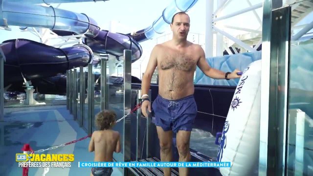 Exclu. Les vacances préférées des Français (6ter) : ce bateau de croisière dispose d'un parc aquatique !