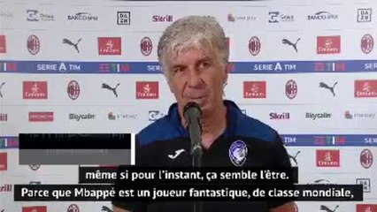 36e j. - Gasperini : "J’espère sincèrement que ça ne sera pas trop grave pour Mbappé"