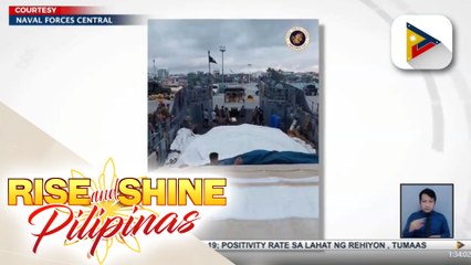 Download Video: 32 tonelada ng relief goods, dumating sa Tagbilaran; BRP Ang Pangulo, nagsilbing floating hospital; DSWD, patuloy ang relief ops sa Bato, Leyte; Hygiene kits, ligtas na naibiyahe sa Negros Occidental