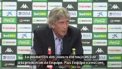 Betis - Pellegrini : "Fekir est un joueur de haut niveau"