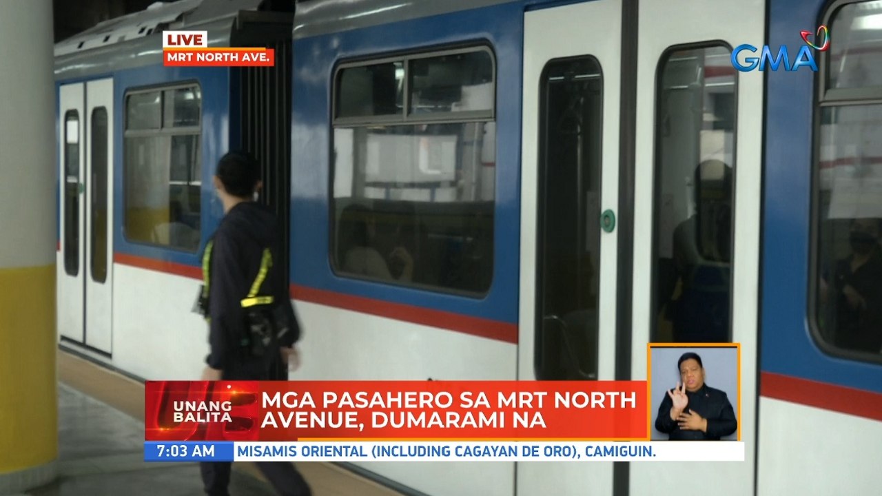 Mga pasahero sa MRT North Avenue, dumarami na | UB
