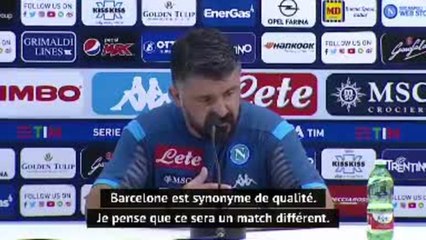 8es - Gattuso : "Un sacré défi contre le Barça"