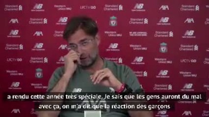 38e j. - Klopp : "Je suis abonné aux deuxièmes places"