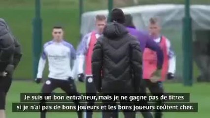 Man City - Guardiola : "Je ne gagne seulement si j'ai des bons joueurs"