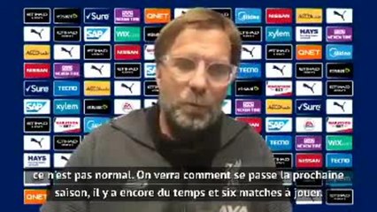 32e j. - Klopp : "Cela montre à quel point City est fort"