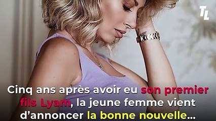 Stephanie Clerbois enceinte de son deuxième enfant !