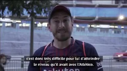 29e j. - Les supporters du Barça descendent Griezmann