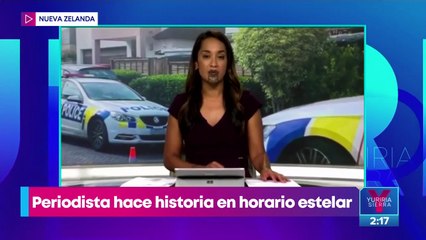 Periodista hace historia en horario estelar
