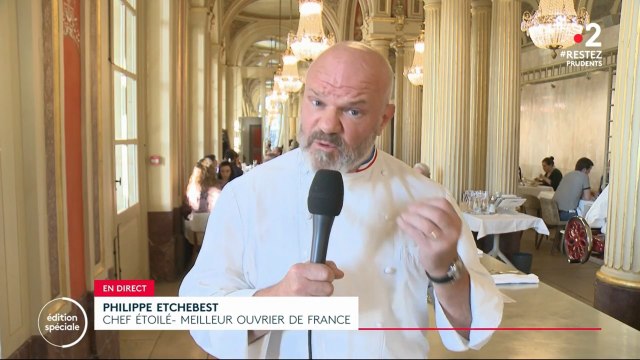 Philippe Etchebest met en garde Emmanuel Macron contre le danger que court les restaurants