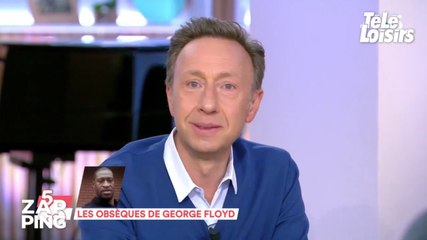 Stéphane Bern ému aux larmes devant les images des funérailles de George Floyd