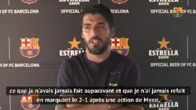 Barcelone - Suárez se remémore la Ligue des champions 2015
