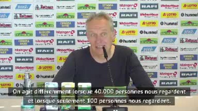 28e j. - Streich : Nos supporters nous manquent