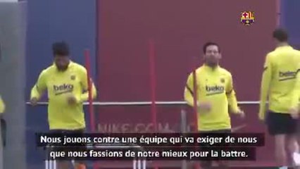 30e j. - Setién : "Ce serait bien pour nous que Messi marque son 700e but face à Séville"