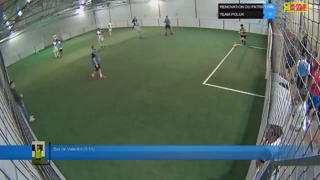 But de Valentin (5-11) - RENOVATION DU PATRIMOINE Vs TEAM POLUX - 03/01/22 20:00 - LIGUE 1