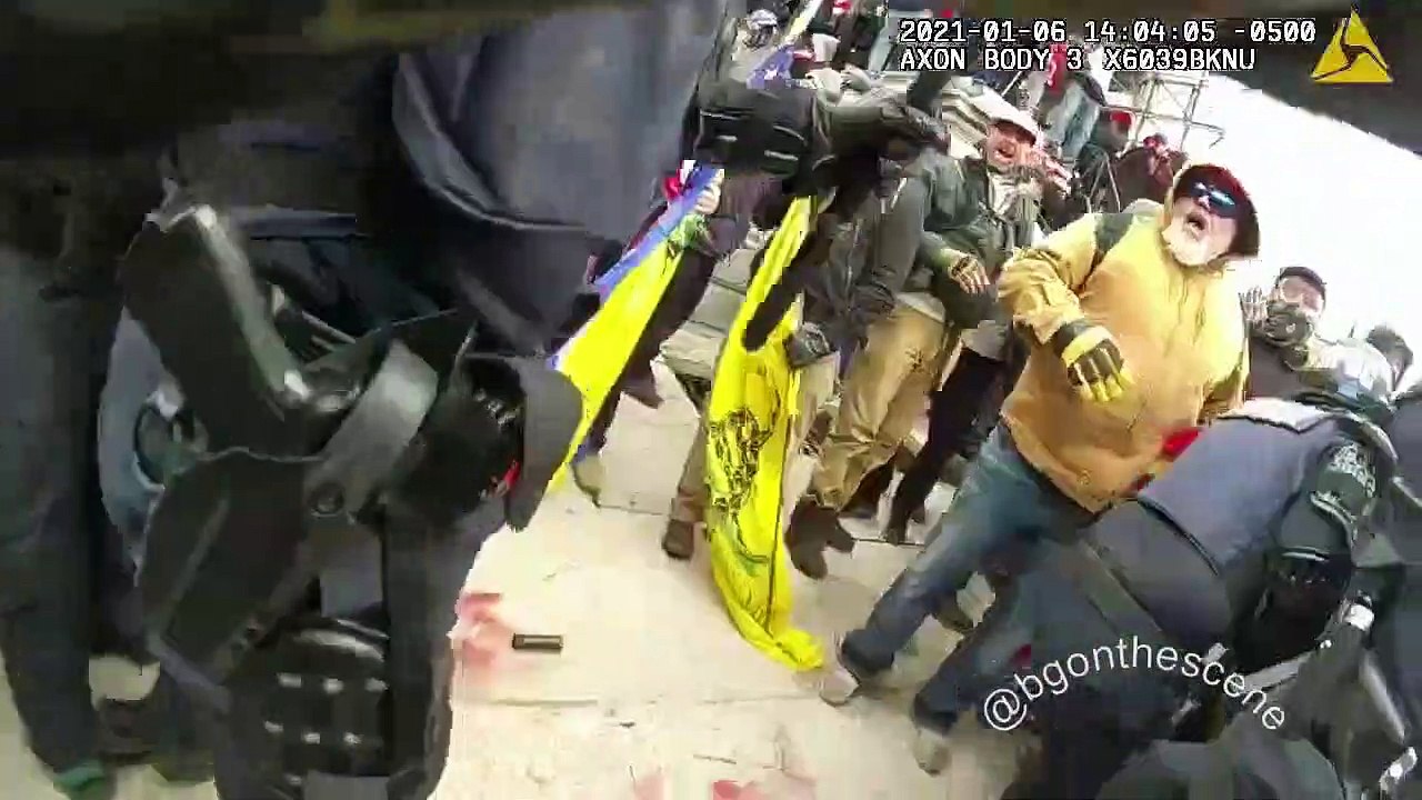 January 6th Police Bodycam Footage at Capitol Building