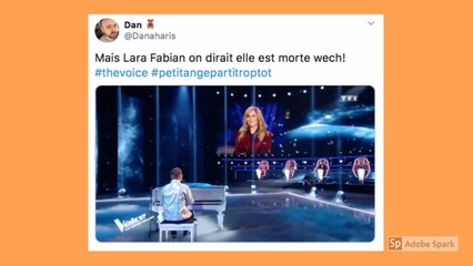 "Lara Fabian, on dirait qu'elle est morte !" : le duplex de la coach de The Voice raillé par les  internautes