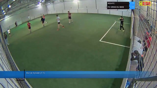But de Sylvain (1-1) - NCA FC Vs FC GRAS DU BIDE - 03/01/22 21:00 - LIGUE 3 - Poitiers Game Parc