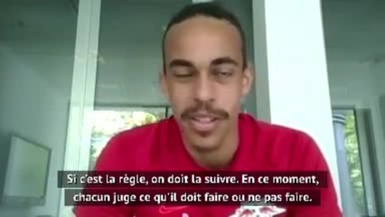 Coronavirus - Poulsen sur les célébrations de but ''contactless" : "Une recommendation, pas la règle"