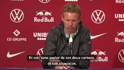 30 j. - Nagelsmann : "Upamecano n'est pas à son meilleur niveau actuellement"