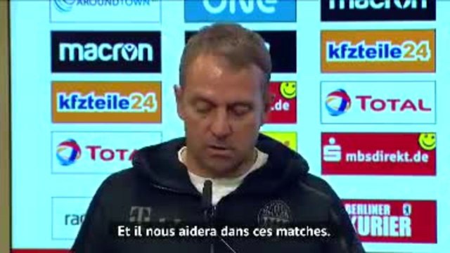 26e j. - Flick : Nous allons essayer de donner à Lucas Hernandez la possibilité de jouer