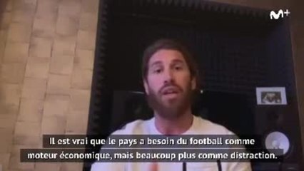 Real Madrid - Ramos : "Le pays a besoin du football comme distraction"