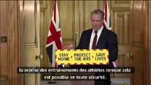 Coronavirus - Le gouvernement britannique suggère que le sport pourrait être pratiqué à huis clos