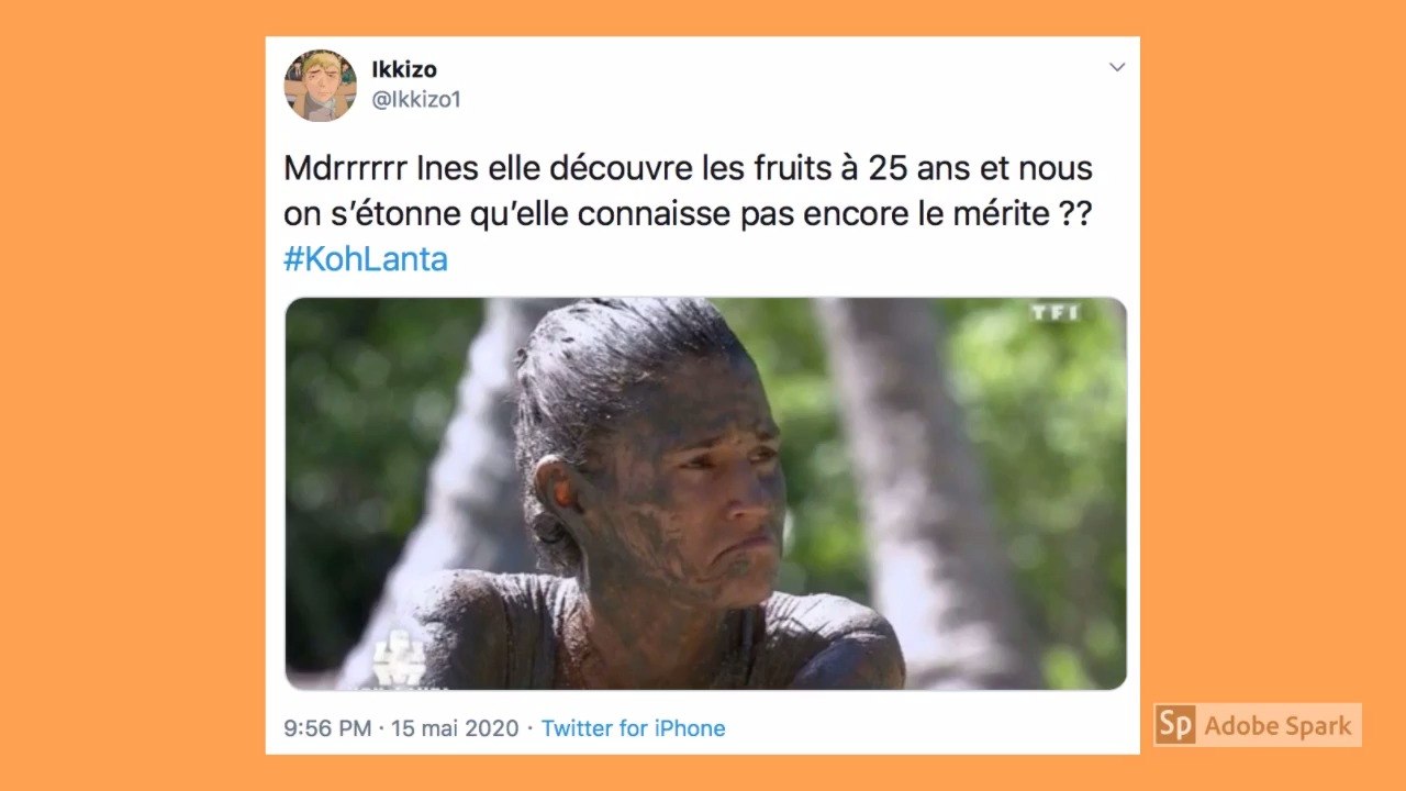 Koh-Lanta : Inès découvre les fruits à 25 ans et régale les internautes