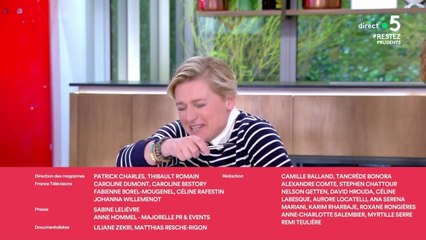 C à vous : Anne-Elisabeth Lemoine se lâche et provoque un fou rire