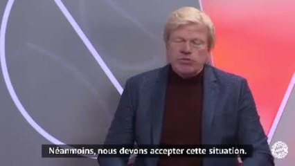 Bayern - Kahn ne souhaite pas voir la Bundesliga prendre les mêmes décisions que la L1