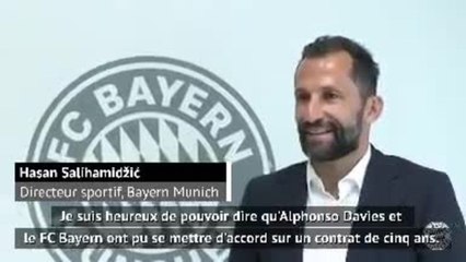 Bayern - Davies : "Un rêve qui devient réalité"