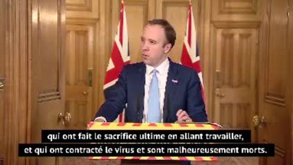 Coronavirus - Le secrétaire d'État à la santé britannique appelle les joueurs à accepter une baisse de salaire