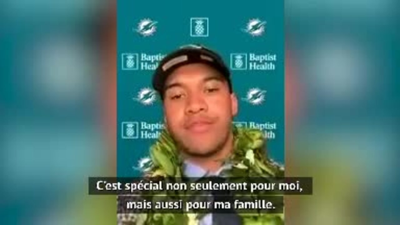 NFL - Pour Tagovailoa, rejoindre Miami est "un rêve devenu réalité"