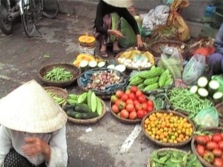 Le marché Fruit et legume hoian