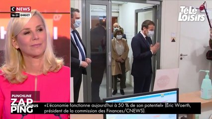 Le non-respect des des gestes barrières par Emmanuel Macron fait réagir Laurence Ferrari