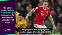 Phil Jones 'did well' on return - Rangnick