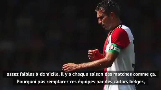 Pays-Bas & Belgique - Van Persie favorable à la BeNe League