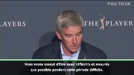 PGA Tour - Le commissaire est "incroyablement déçu" de la suspension du PGA Tour