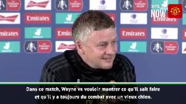 5e tour - Solskjaer : ''Rooney va vouloir montrer qu'il y a toujours du combat avec un vieux chien''