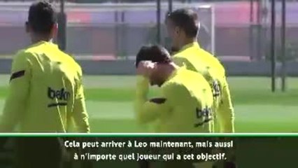 27e j. - Setién : "Je me fiche que Messi n'ait pas marqué lors de 6 des 7 derniers matches"