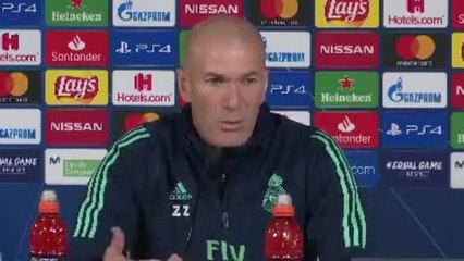 8es - Zidane : "Pas peur d'affronter Guardiola"