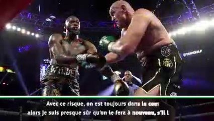 Poids-lourds - Fury pas contre un 3e match contre Wilder